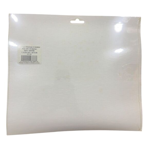 USPS American Advances in Aviation Commemorative Collectibles 10 Stamps w/ Mount - Picture 3 of 3